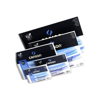 3148958071660-CANSON Montval - Papier aquarelle - 320 x 410 mm - 300 g/m² - 12 feuilles - blanc-Avant-0