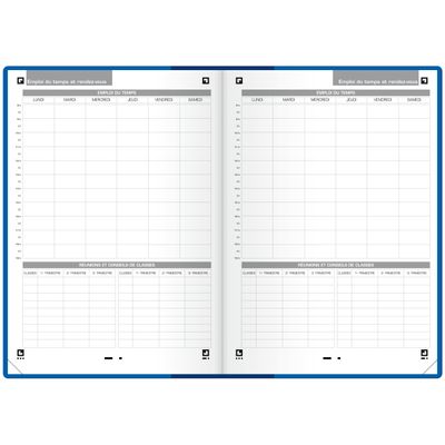 3147280129957-Agenda Oxford Teacher perpétuel - 21 x 29,7 cm - bleu - Hamelin--3