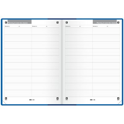 3147280129957-Agenda Oxford Teacher perpétuel - 21 x 29,7 cm - bleu - Hamelin--6