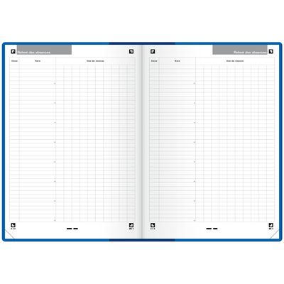 3147280129957-Agenda Oxford Teacher perpétuel - 21 x 29,7 cm - bleu - Hamelin--1