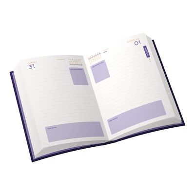 3147280103445-Agenda Hamelin - 1 jour par page - 12 x 17 cm - différents modèles disponibles --4