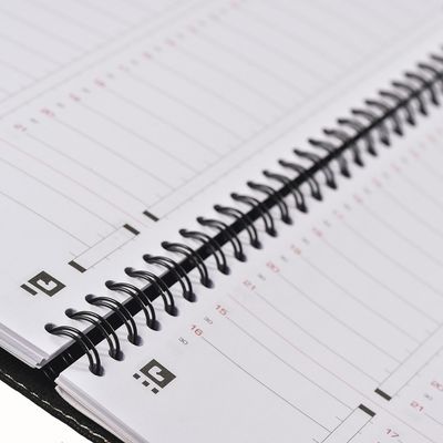 3147280124532-Agenda organiseur spiralé Oxford Voyage - 1 semaine sur 2 pages - 15 x 21 cm - noir - Hamelin--3