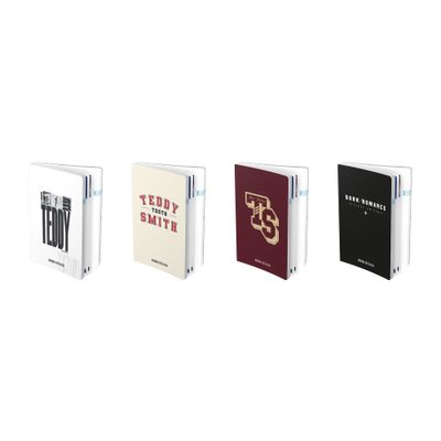 3020120006598-Agenda semi rigide Teddy Smith - 1 jour par page - 12 x 17 cm - différents modèles disponibles - Hame--0