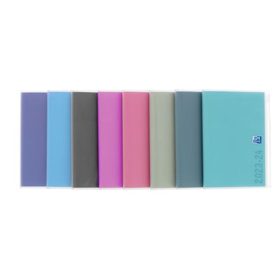 3147281936301-Agenda Oxford Création Zip - 1 semaine sur 2 pages - 10 x 15 cm - différentes couleurs disponibles - --0