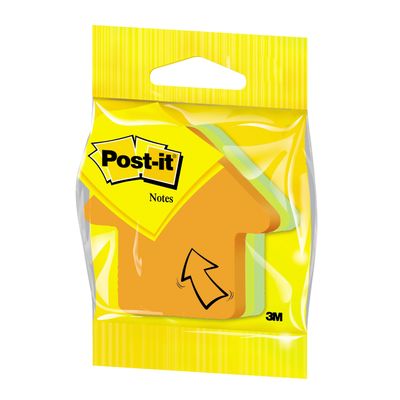 3134375349833-Cube Post-it Forme Fantaisie Flèche--0