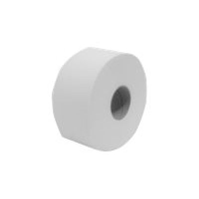 3378921898042-Evadis Mini Jumbo - 12 Rouleaux de papier toilette - 160 m - blanc-Angle droit-0