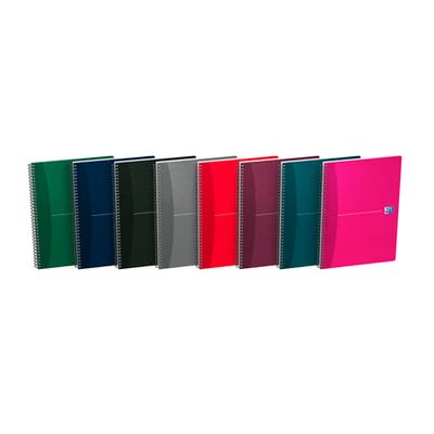 3020120022109-Oxford Office Essentials - Cahier à spirale A4 (21x29,7 cm) - 180 pages - petits carreaux (5x5 mm) - disponible dans diff--0