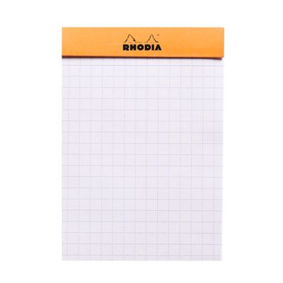 3037920112008-Rhodia - Bloc notes - 7,4 x 10,5 cm - 80 pages - petits carreaux - 80g--2