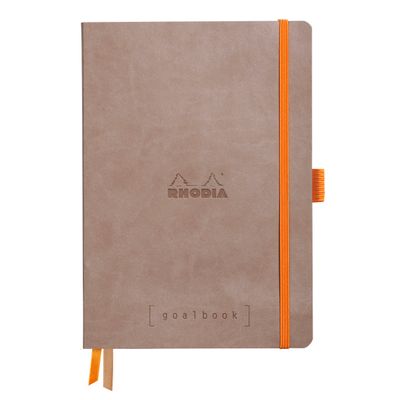 3037921177648-Rhodia Goalbook - Carnet souple A5 - 224 pages numérotées - petits carreaux - taupe--6