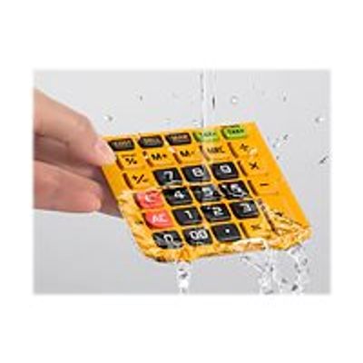 4971850033387-Calculatrice de bureau Casio WM-320MT - 12 chiffres - alimentation batterie et solaire-Angle gauche-3