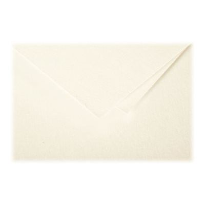 3329680601442-Pollen - enveloppe - 125 x 138 mm - côté ouvert - crème - pack de 20-Avant-0