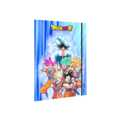 3329688128033-Clairefontaine Dragon Ball - Chemise à rabats - A4+-Angle gauche-0