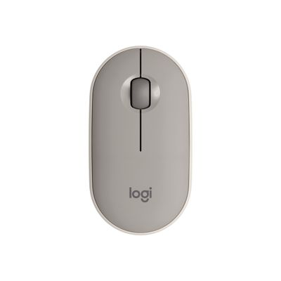 5099206105089-Logitech Pebble M350 - souris sans fil - gris clair-Avant-2
