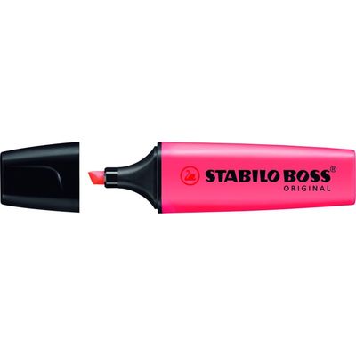 4006381333658-STABILO BOSS ORIGINAL - Surligneur - rouge--0