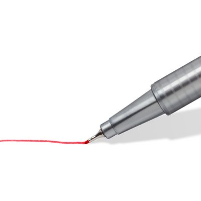 4007817334140-STAEDTLER triplus 334 - 4 feutres fins - 0.3 mm - noir. rouge. bleu. vert--4