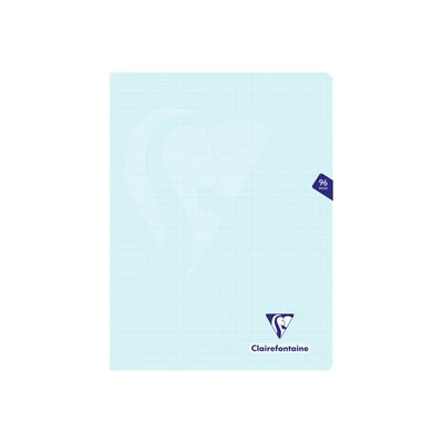 3329683083610-Clairefontaine Mimesys Pastel - Cahier polypro 24 x 32 cm - 96 pages - grands carreaux (Seyes) - disponible dans-Avant-1