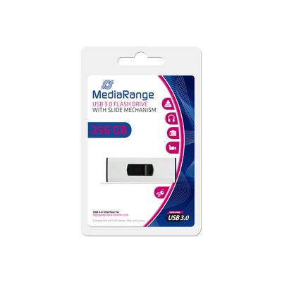 4260459610182-MediaRange SuperSpeed - clé USB 256 Go - USB 3.0-Avant-4