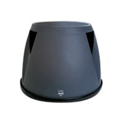3551263500273-Tabouret - 2 marches - plastique - gris-Avant-0