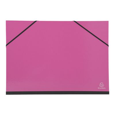 3130632257293-Exacompta - 5 Cartons à dessin à élastiques - 32 x 45 cm - couleurs assorties-Avant-3