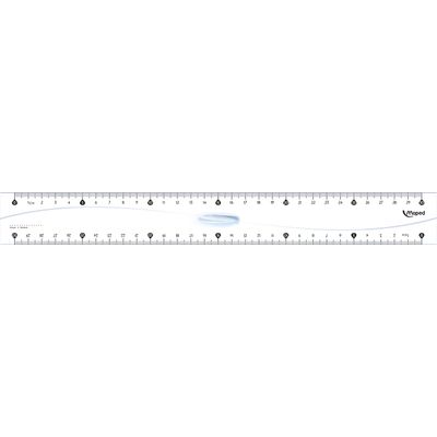 3154141461095-Maped Essentials - Règle triple décimètre 30 cm - transparente--0