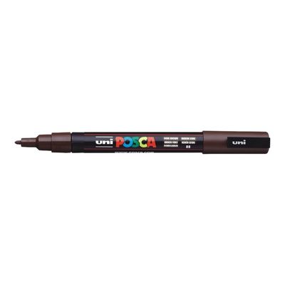 4902778202319-Posca - Marqueur peinture pointe fine - marron foncé-Angle gauche-0