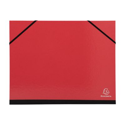 3130632256296-Exacompta - 5 Cartons à dessin à élastiques - 26 x 33 cm - couleurs assorties-Avant-3