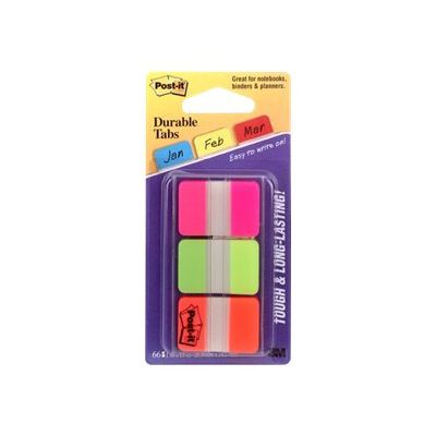 0021200975943-Post-it - Marque-pages (Index) rigides - couleurs vives-Avant-1