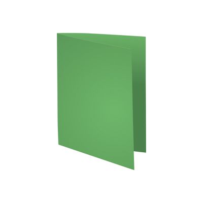3288584201137-Exacompta Forever - 5 Paquets de 100 Chemises - 170 gr - vert vif-Angle droit-1