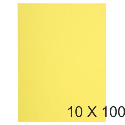 3288581502053-Exacompta Flash - 10 Paquets de 100 Sous-chemises recyclées - 80 gr - canari--0