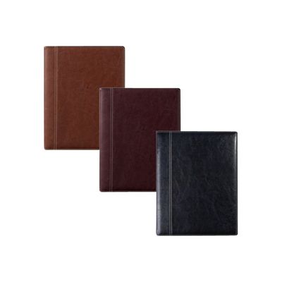 5412303125512-Brepols Palermo - Répertoire Carnet d'adresses à spirale 14 x 22 cm - marron-Avant-0