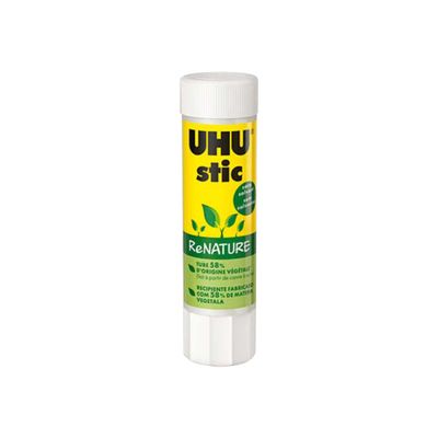 4026700384925-UHU stic ReNATURE - 24 Bâtons de colle - 8.2 g - Plastique écologique-Avant-1