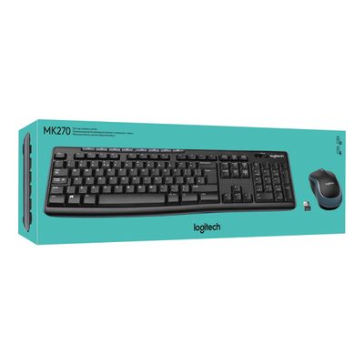 5099206039162-Logitech MK270 - ensemble clavier sans fil et souris sans fil-Angle gauche-9