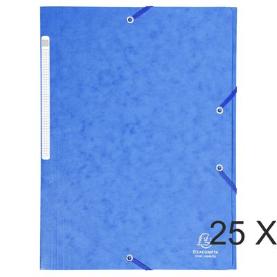 3130632171056-Exacompta - 25 Chemises à rabats maxi capacity - bleu--0