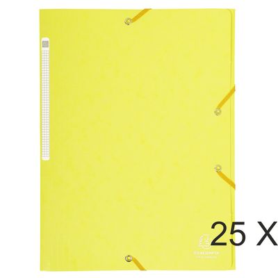 3130632171131-Exacompta - 25 Chemises à rabats maxi capacity - citron--0