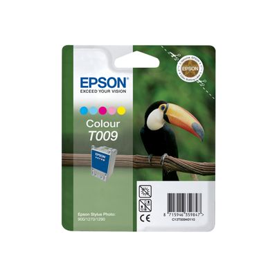 0400002020097-Epson T009 Toucan - couleurs (cyan, cyan clair, magenta, magenta clair, jaune) - cartouche d'encre-Avant-1