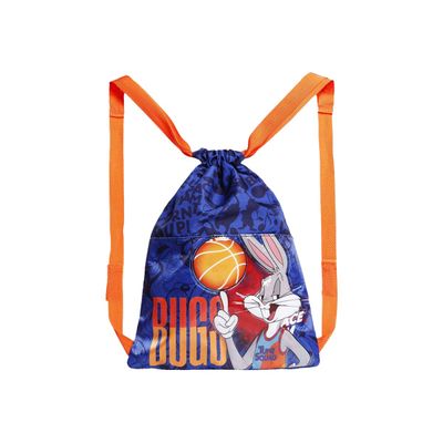 8445118026900-Space Jam 2 : a new legacy Bugs - Sac à dos piscine cordon - 1 compartiment - bleu foncé - Karac-Avant-0