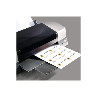 4004360995033-Sigel - Papier pour 100 Cartes de visite arrondies 85 x 55 mm - 225 g/m²-Angle droit-2
