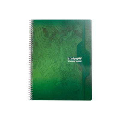 3210330003603-Calligraphe 7000 - Cahier à spirale 24 x 32 cm - 180 pages - grands carreaux (Seyes) - disponible dans-Avant-3