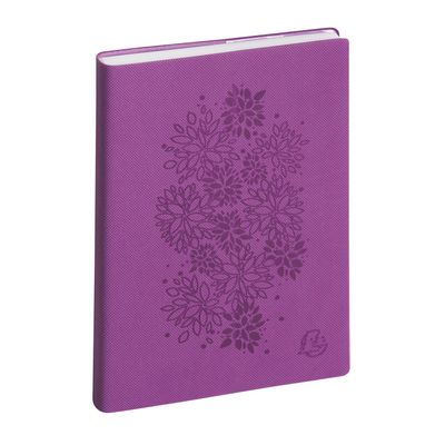 3660942000048-Agenda Floralie - 1 jour par page - 12 x 17 cm - disponible dans différentes couleurs - Exacompta--4