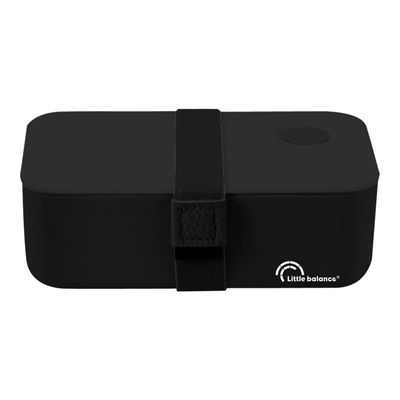 3760240784517-Little Balance - Lunch box boîte repas - noir - 1 L-Avant-1