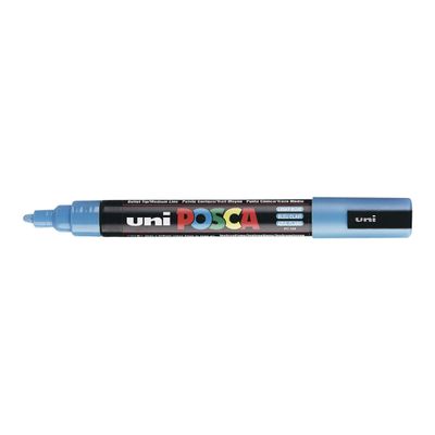 4902778916209-Posca - Marqueur peinture pointe moyenne - bleu clair-Angle gauche-0