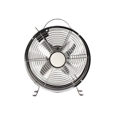 3523930086649-Livoo - Ventilateur de table - 2 vitesses - taupe-Avant-0