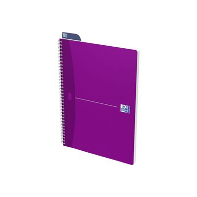 3020120029023-Oxford Office Beauty - Cahier à spirale A4 (21x29,7 cm) - 180 pages - ligné - disponible d-Angle droit-3