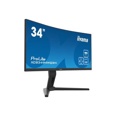 4948570118700-iiyama ProLite XCB3494WQSN-B1 - écran LED 34" - incurvé - HDR-Angle gauche-4