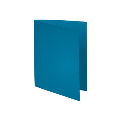 3288584201106-Exacompta Forever - 5 Paquets de 100 Chemises - 170 gr - bleu vif-Angle droit-1