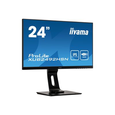 4948570117864-iiyama ProLite XUB2492HSN-B1 - écran LED 24" - Full HD (1080p)-Angle gauche-2
