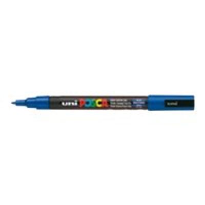 4902778915783-Posca - Marqueur peinture pointe fine - bleu foncé-Angle gauche-0