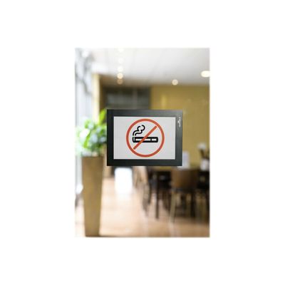 4005546405926-Durable Duraframe - Cadre d'affichage adhésif - A6 - noir-Avant-4
