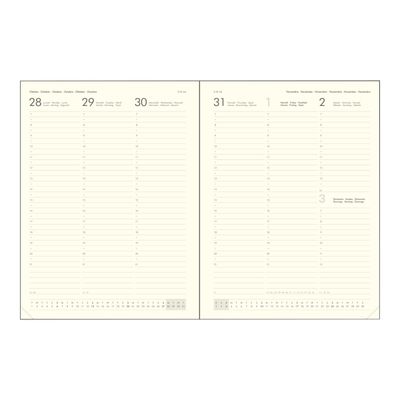 8052461968582-Legami - Agenda 1 semaine par page - 19,5 x 26,5 cm - vert anglais-Avant-1