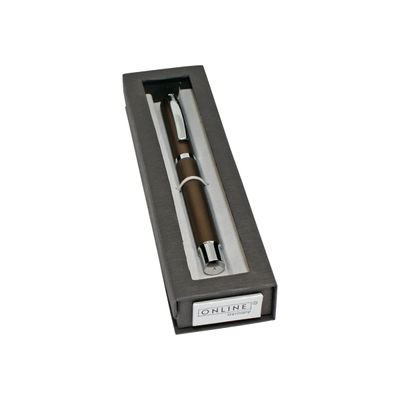 4014421366214-Online Vision - Stylo plume cognac - pointe 0,5 mm-Angle gauche-4